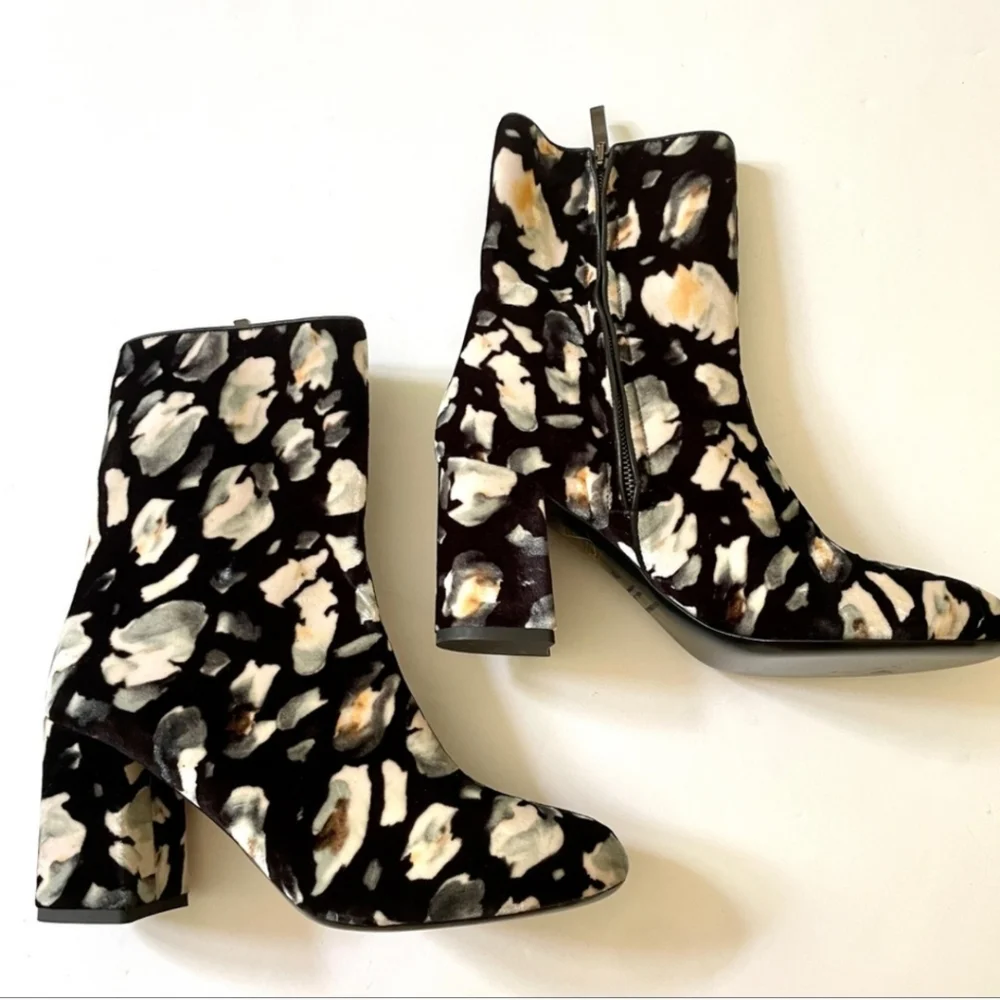 Anthropologie Eugenia Kim Velvet Boots - Picture 1 of 7